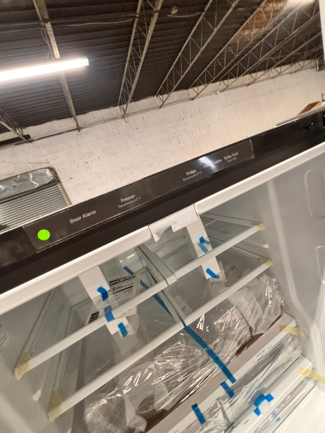 >special🎈New open box 📦 GE Refrigerator with ice maker & water dispenser - Stainless Steel #RFGAA4DB
