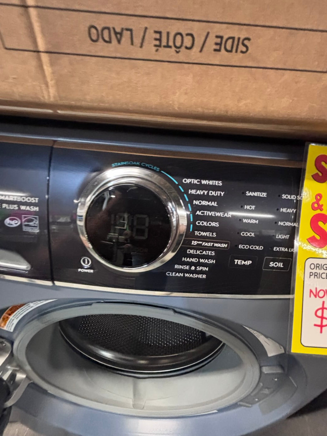 }new Open Box 📦 Scratch Electrolux Electrolux - Front Load Perfect Steam Washer with LuxCare Wash - 4.5 Cu. Ft - Denim Blue #WEEA3TB