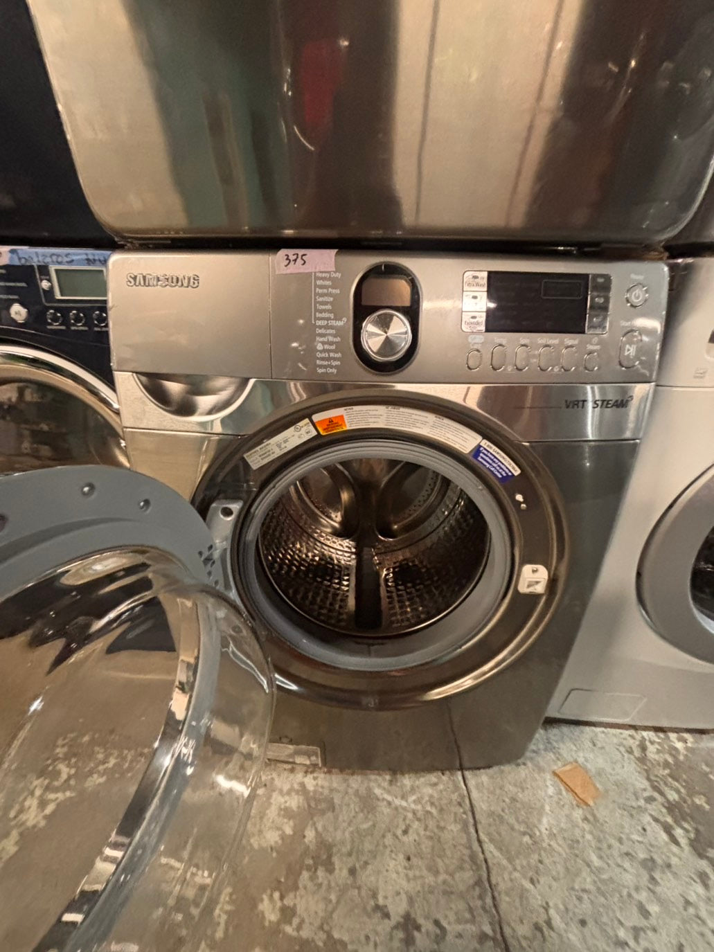 SALE🔥SAMSUNG front load washer large capacity - in gray #WGS4TB