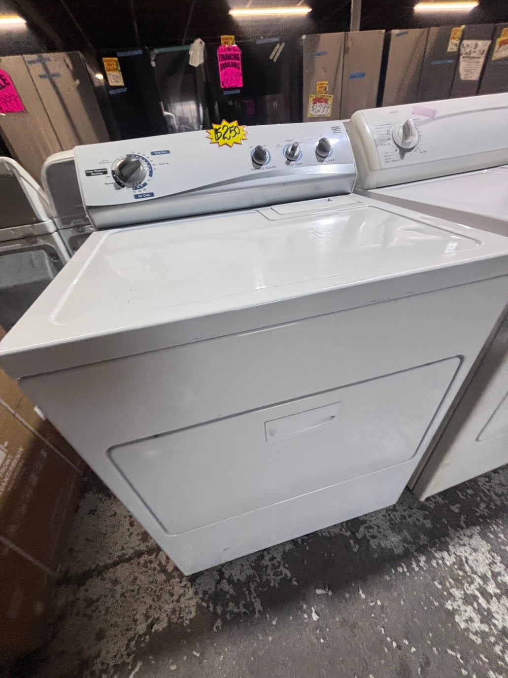>Kenmore  29” large capacity electric dryer 220v side by side used-refurbished #KED3FB