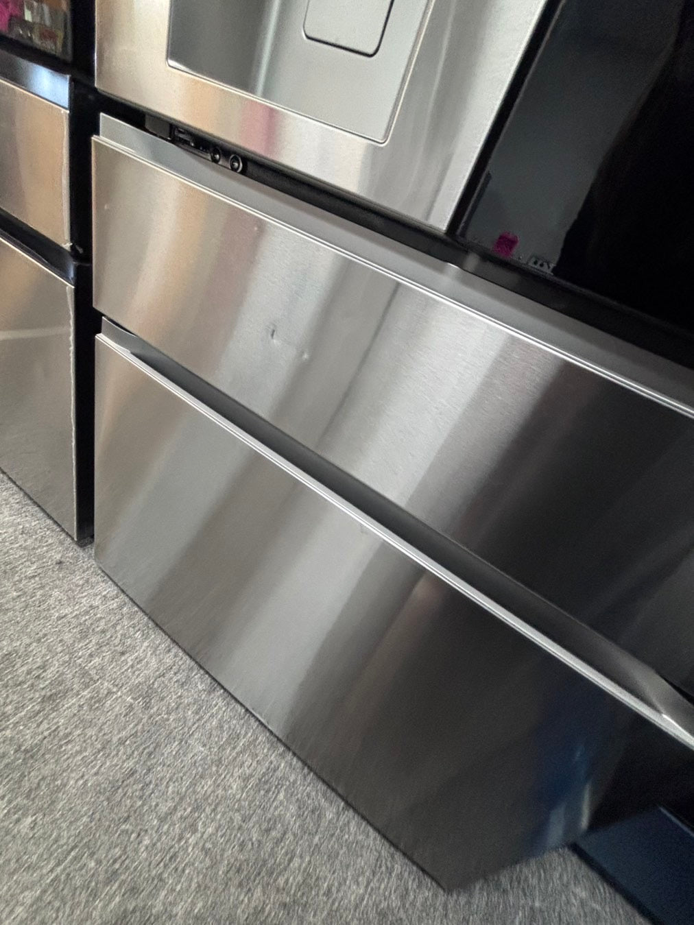 >special🎈LG New open box 📦 Refrigerator instaview with ice maker & water dispenser - Stainless Steel  #RZ33USL