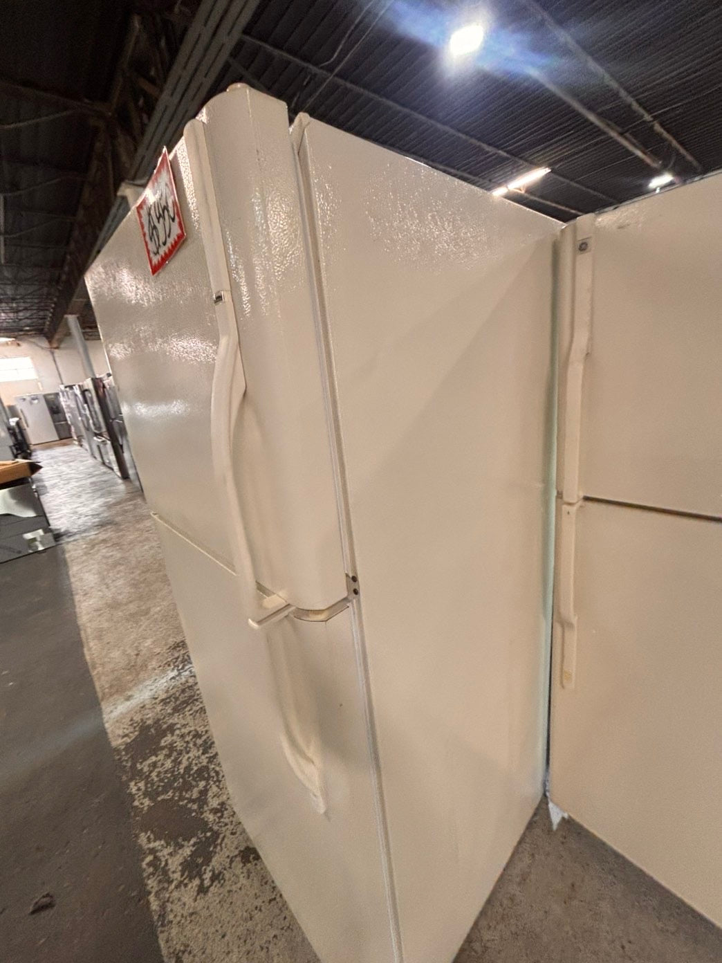 >*kenmore   top freezer refrigerator stainless steel used-refurbished 30"x 681/2h #RF21ZAB