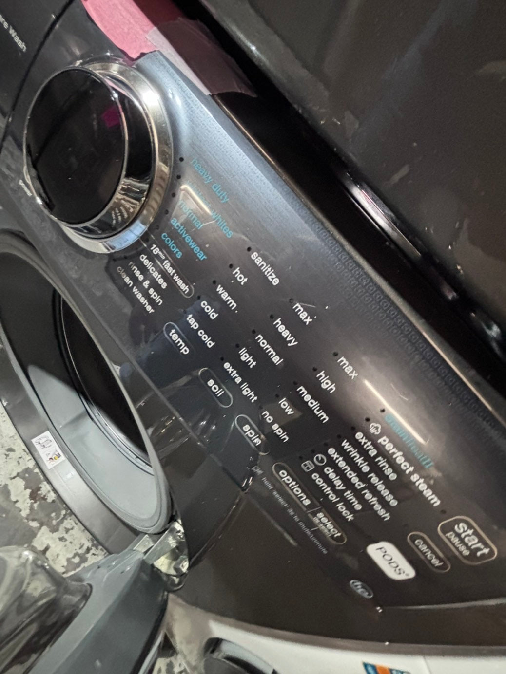 >* special 🔥Electrolux large capacity washer & dryer set electric 220v front load stackable or side by side - sensor dry in gray  #ELR9SET