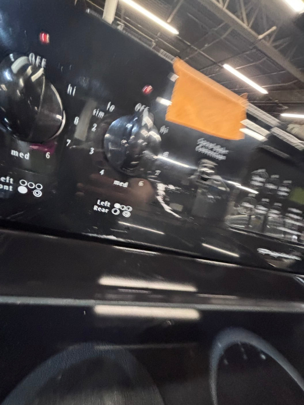 }sale🎈Frigidaire black electric 220v glass top range 5 burners bake Broil roast self clean black color 30" used-Refurbished working 💯with warranty  #BEGE42B