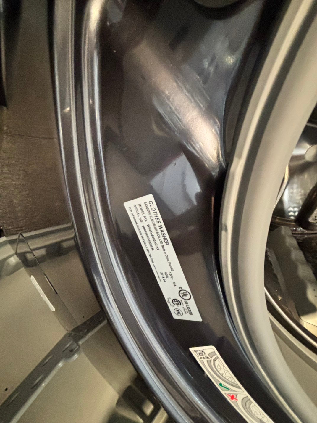 🎄🎄Christmas sale 🎅Samsung  washer & dryer GAS set front load stackable or side by side large capacity stainless steel drum w/pedestal extra storage 27" Refurbished #WDG1167L