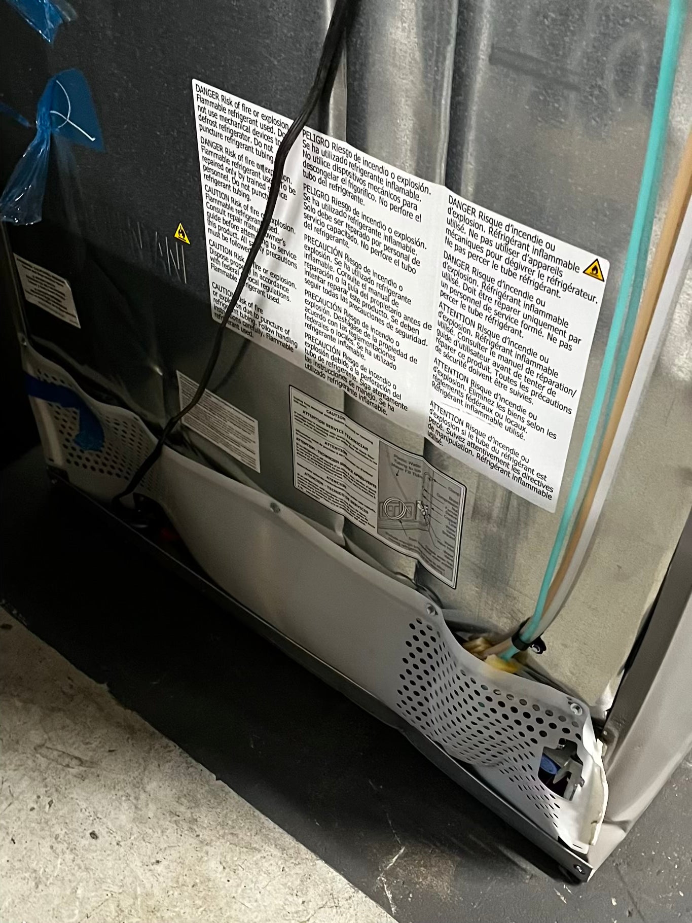 * 🎉 BlacK Friday ⚡️ Open Box 📦 | scratch & dent Frigidaire side x side  refrigerator w/ice water dispenser stainless steel 36" #RF34741B