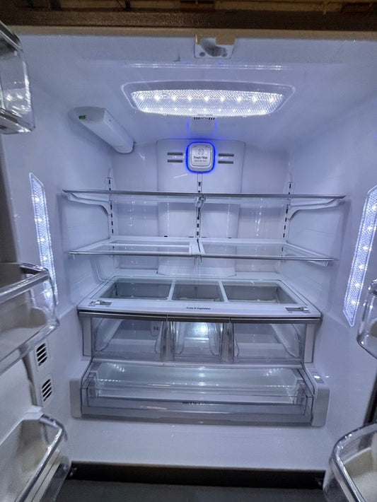 >sale🔥LG French door Refrigerator counter depth stainless steel w/ ice water dispenser great condition 36" used-refurbished #RTAC24B