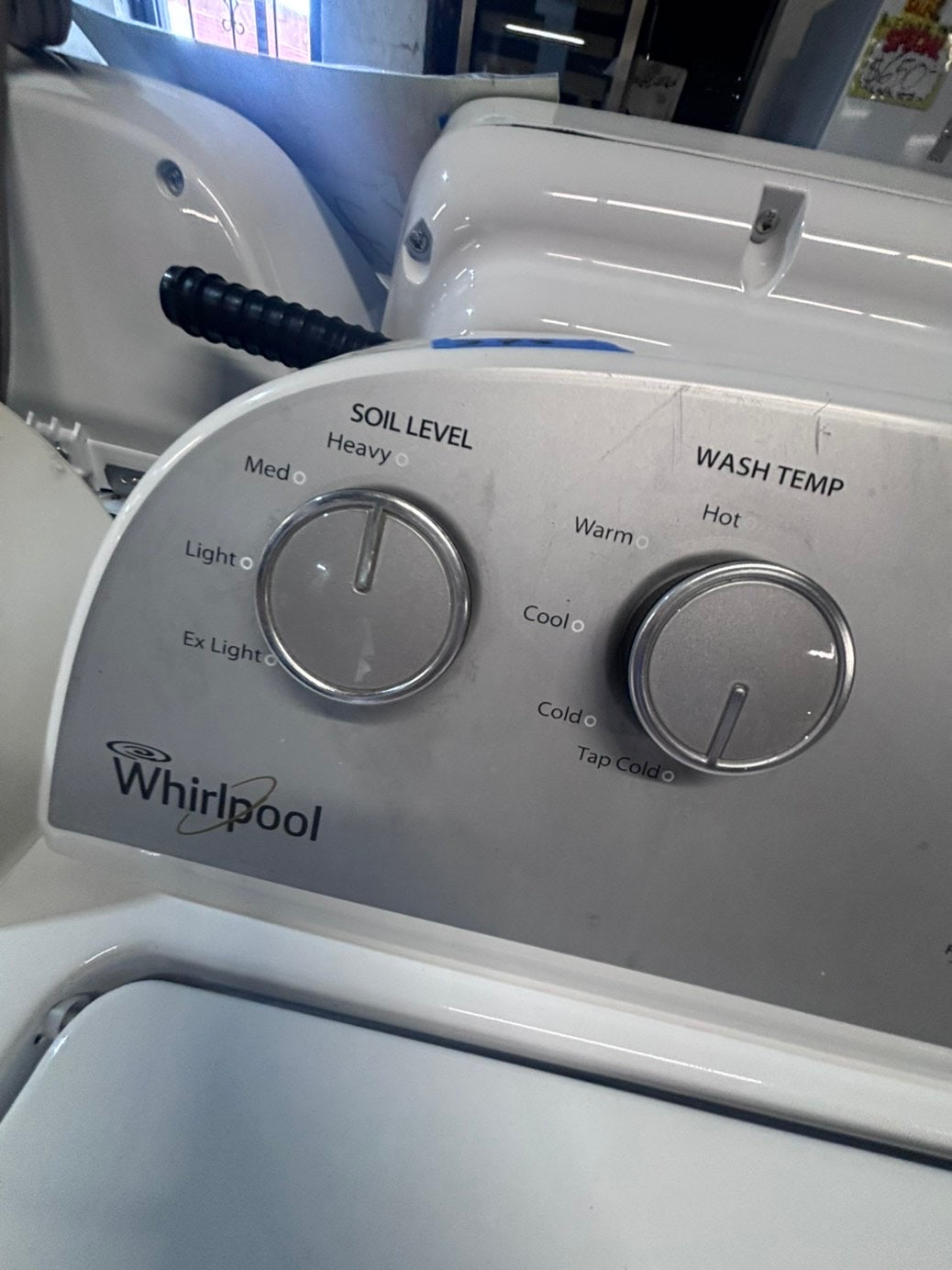 >>whirlpool top load washer large capacity with removable agitator  & electric dryer 220v mix & match set top load side by side #MTLQW5B