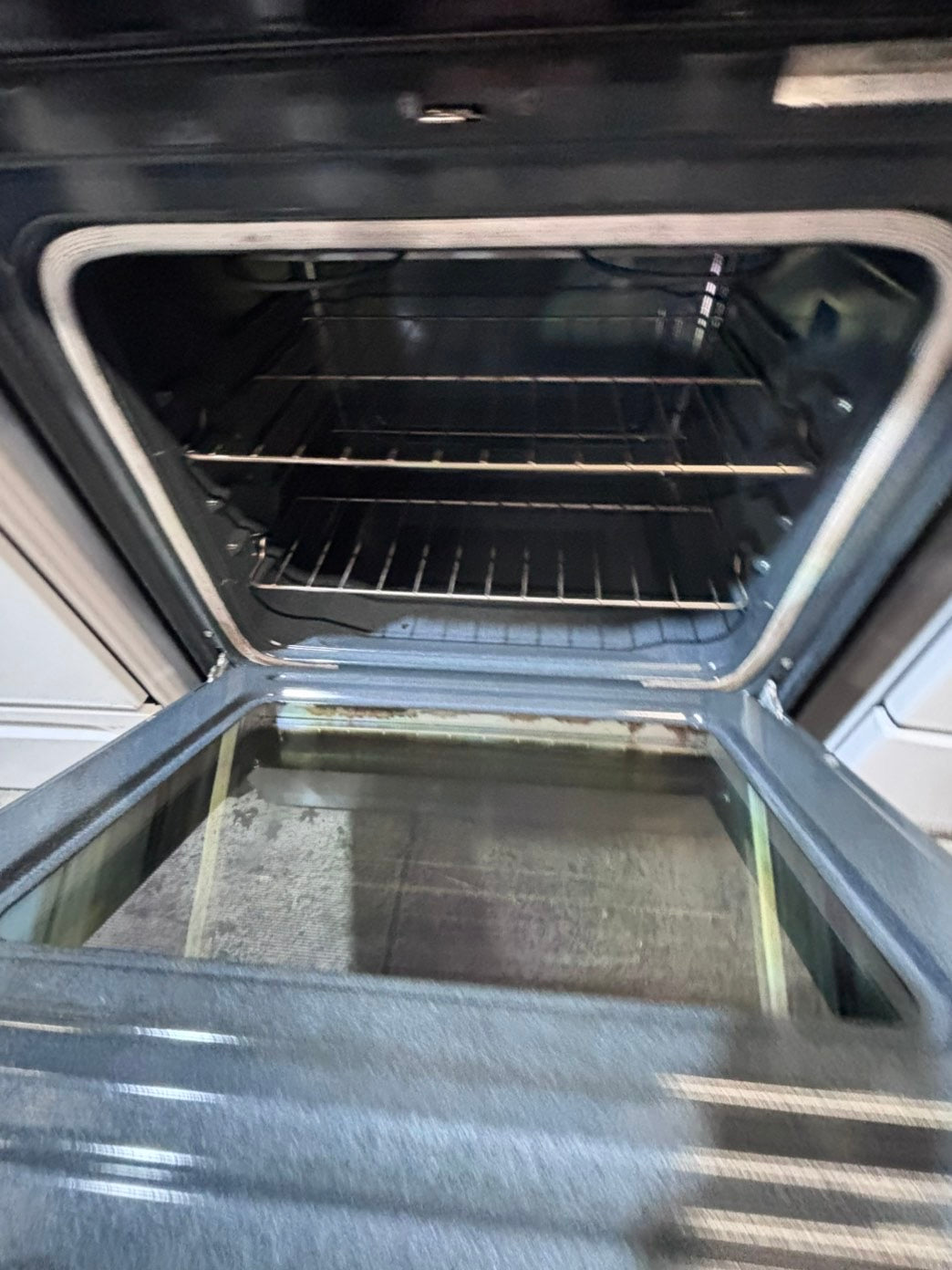 >>whirlpool electric 220v glass top range bake Broil roast self clean stainless steel 30" Refurbished #ES7T23B