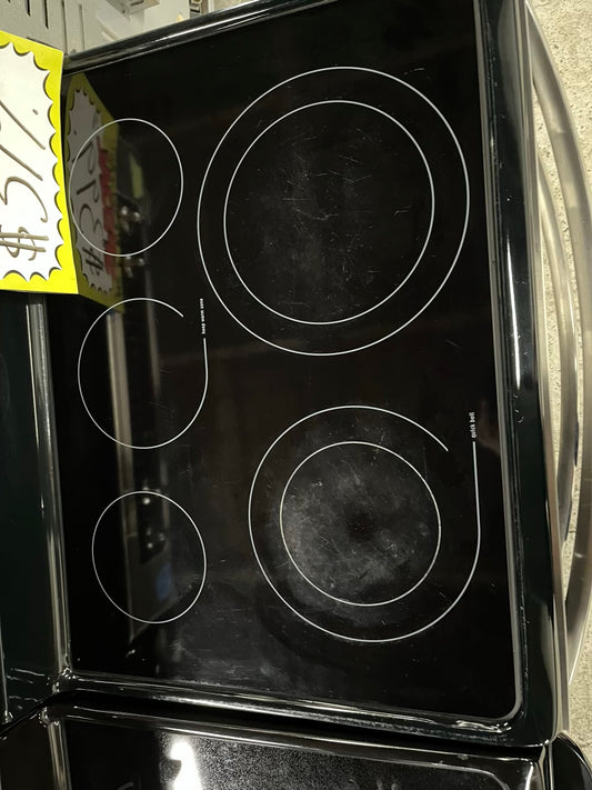 Frigidaire double oven electric 220v range 5 burner warm zone bake broil convection self clean stainless steel 30" #ER489DB Refurbished