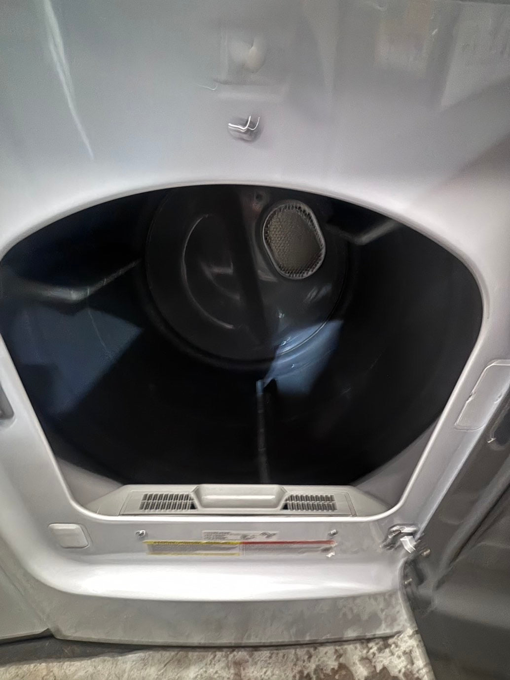 >*samsung white  top top load washer large capacity & dryer set electric 220v side x side top load stainless steel drum white color used-refurbished #W5CB3YB
