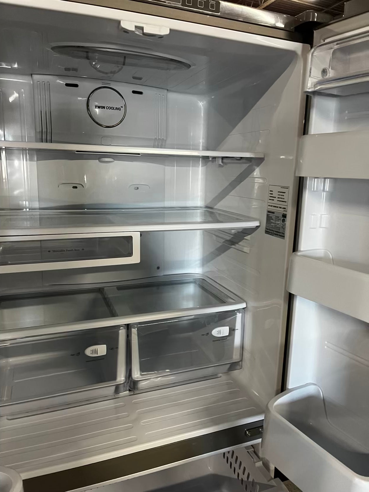 🎄Holiday Sale 🎁Used | Refurbished Samsung  32”  French door refrigerator counter depth slate *NO ice maker- stock number #RF72C3B