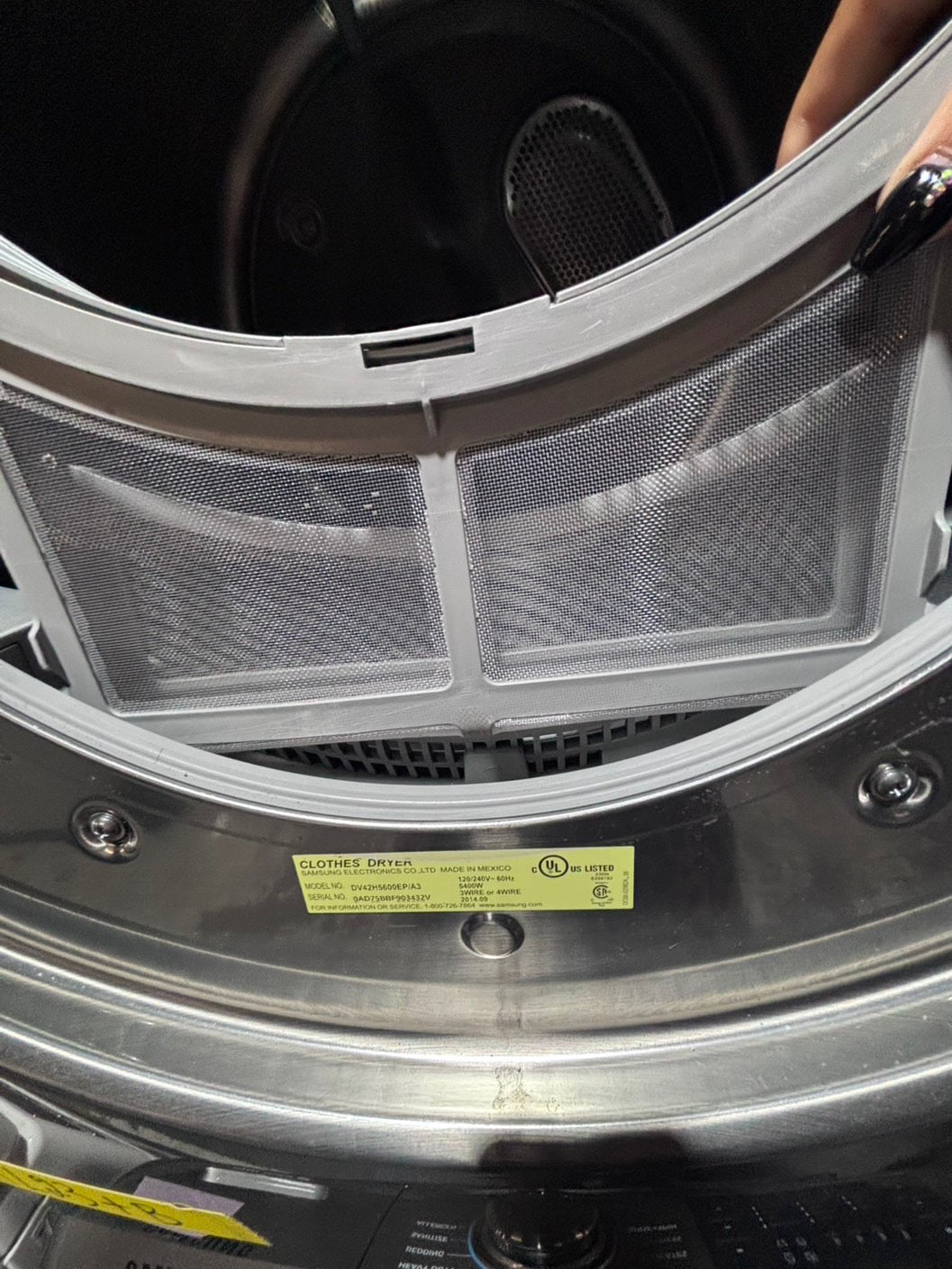>*Samsung gray washer 4.5cu. ft. Large capacity, & electric dryer set in great condition 27” stackable or side by side  used-refurbished  #SFL23TB