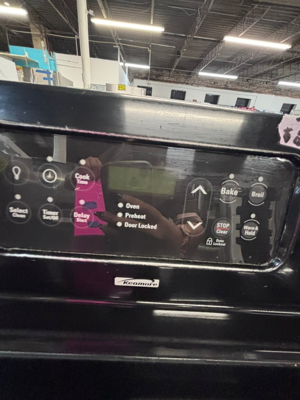 >*special🔥Kenmore electric 220v glass top range 5 burner  bake Broil roast self clean 30" Refurbished #ESTRS3B