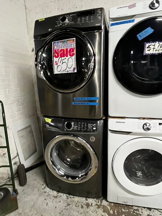 🎄Holiday Sale 🎁 Mix & Match Electrolux washer 4.5 cu ft & Samsung dryer 7.5 cu ft set electric 220v front load stackable or side by side - sensor dry He in gray  #ED95FP4P