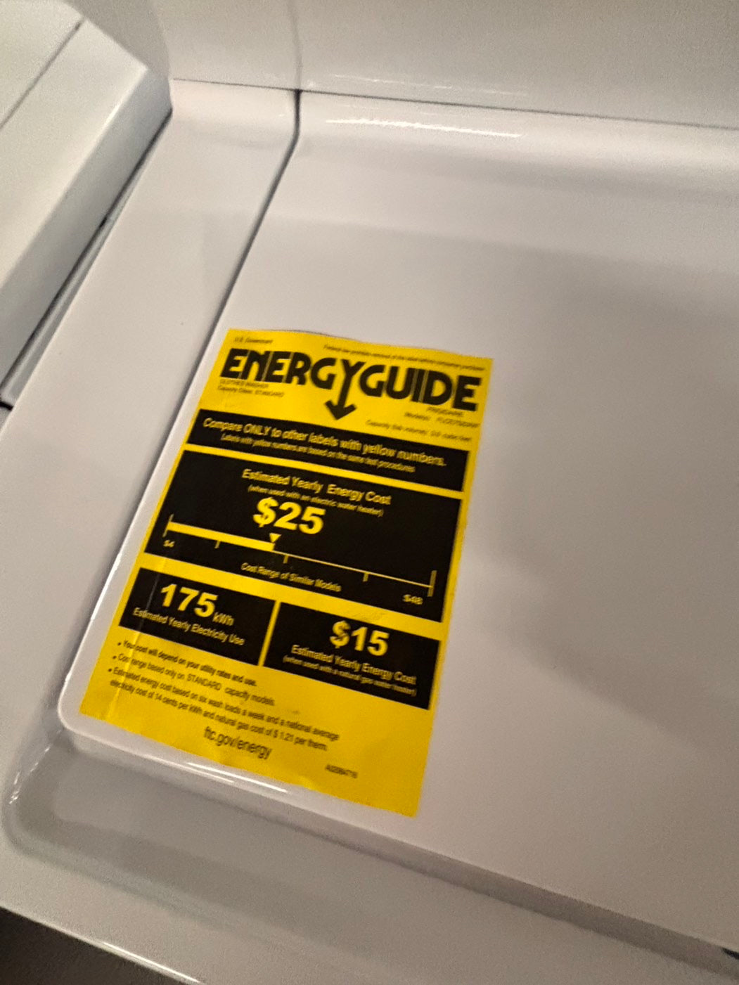 >new open box 📦 Frigidaire stacked laundry center Electric 220v washer & dryer unit in white 27" #LWR28B