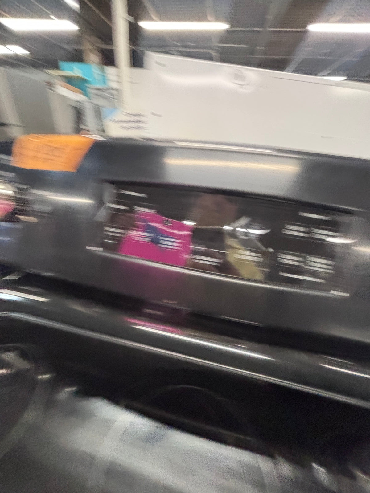 }sale🎈GE black electric 220v glass top range 5 burners bake Broil roast self clean black color 30" used-Refurbished working 💯with warranty  #BGE41B