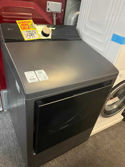 - Open box | scratch & dent LG  side x side dryer electric 220v in titanium large capacity 27”   ##ED488FL
