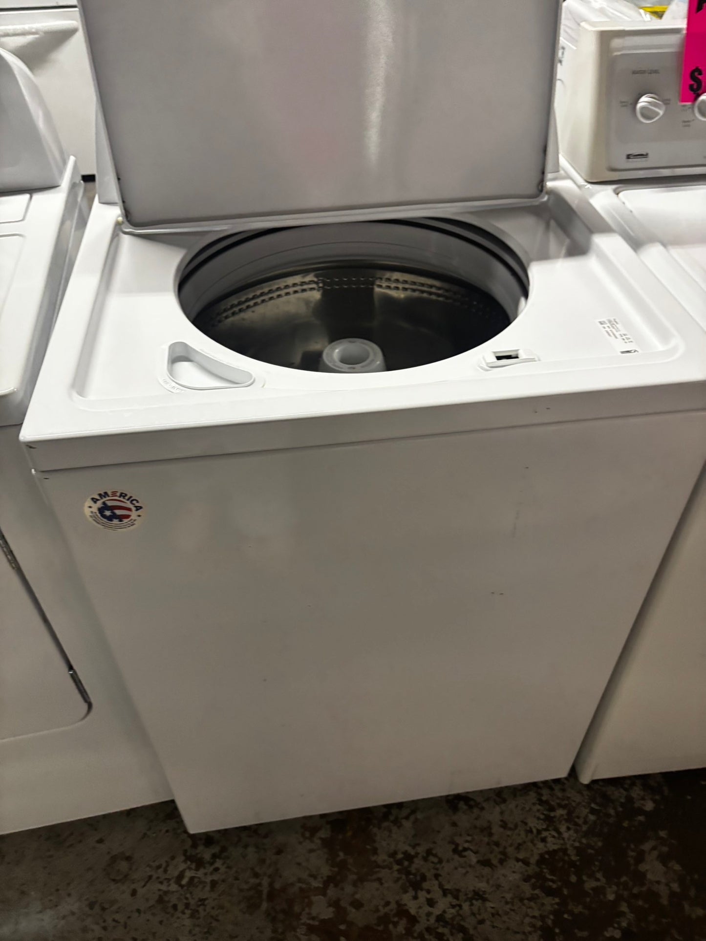 >🎉Special Whirlpool Top load washing machine large capacity w agitator 27" used-Refurbished #WT996B
