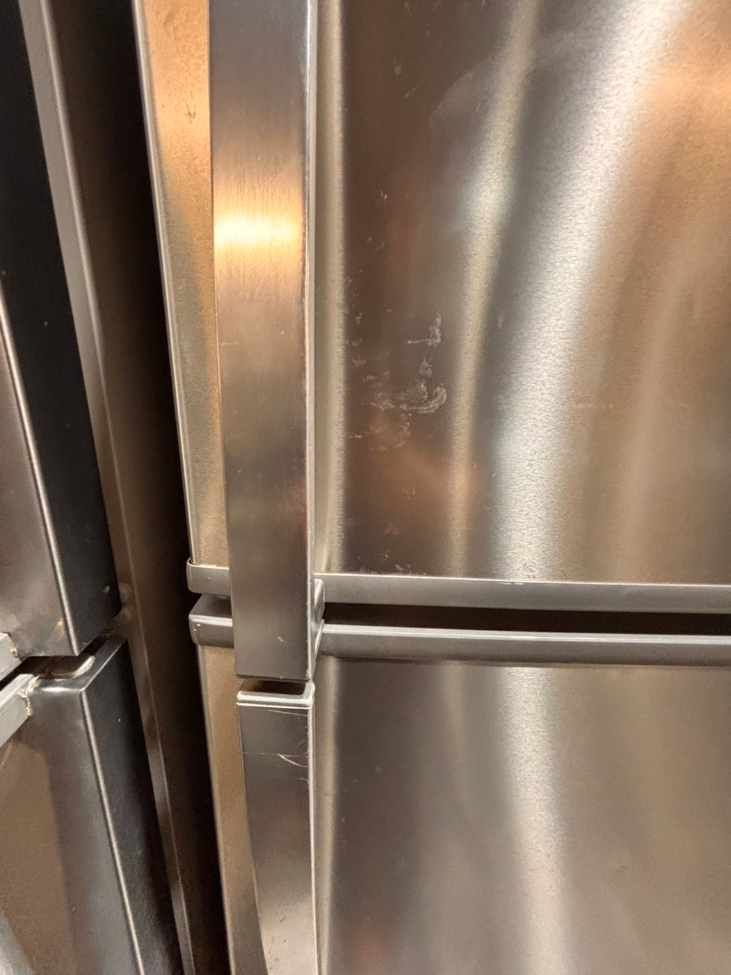 >*kenmore 33” Top freezer fridge   ,stainless steel. used-refurbished #RTKE91B