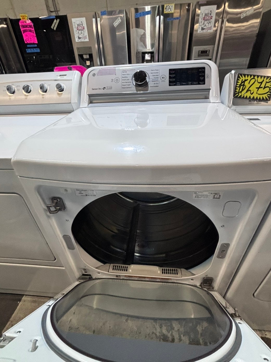 >*LG side x side extra large capacity electric 220v dryer   27” used -Refurbished #SELG65B