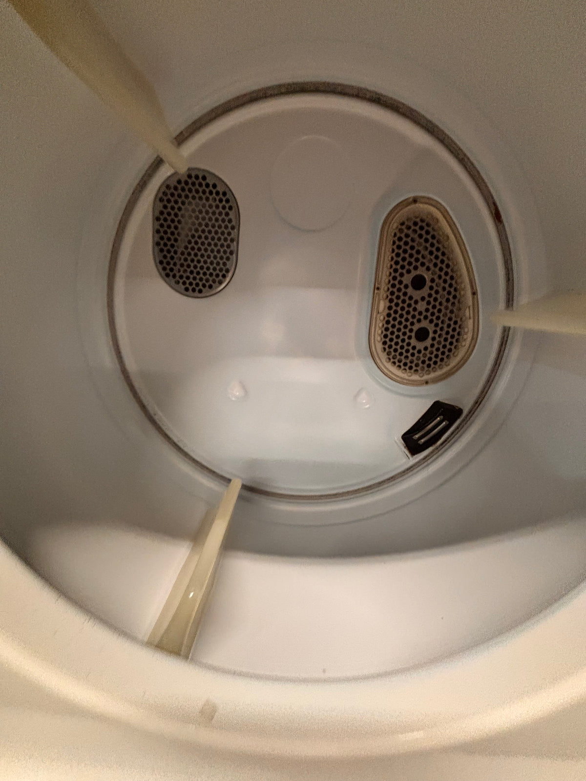 }}Kenmore regular 🔌 stacked laundry center Electric 110v washer & dryer set used -in  white 24" #LCR24PTB