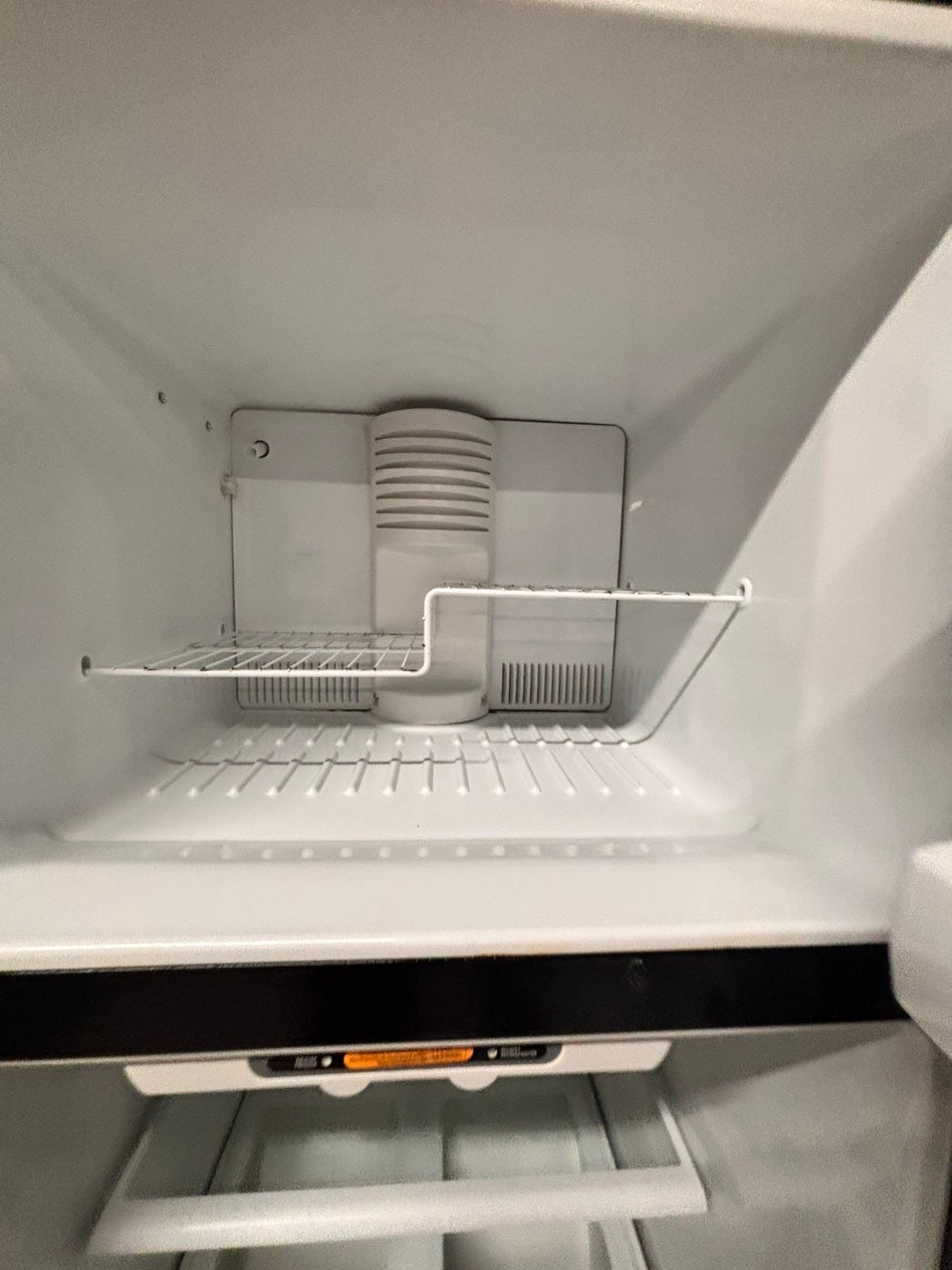 >special🔥GE black 30” Top freezer fridge with ice maker black    used-refurbished #RFX2FB