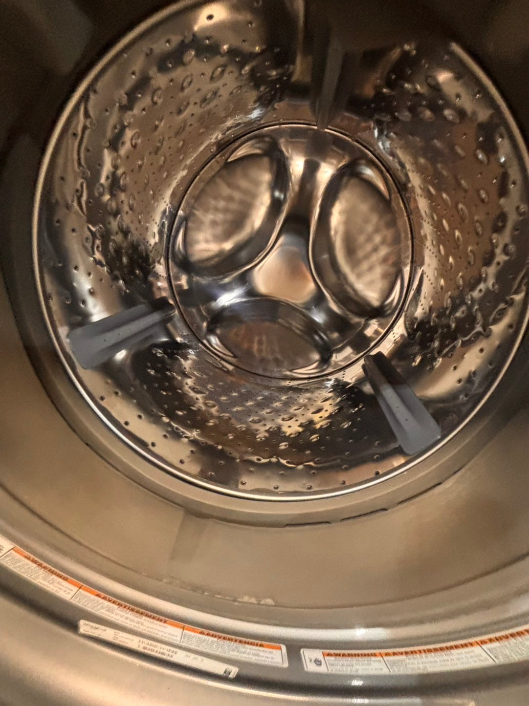 >*SALE🔥used- refurbished whirlpool front load electric 220v dryer & washer large  capacity with pedestals in silver color 27” #WSS8KV7B