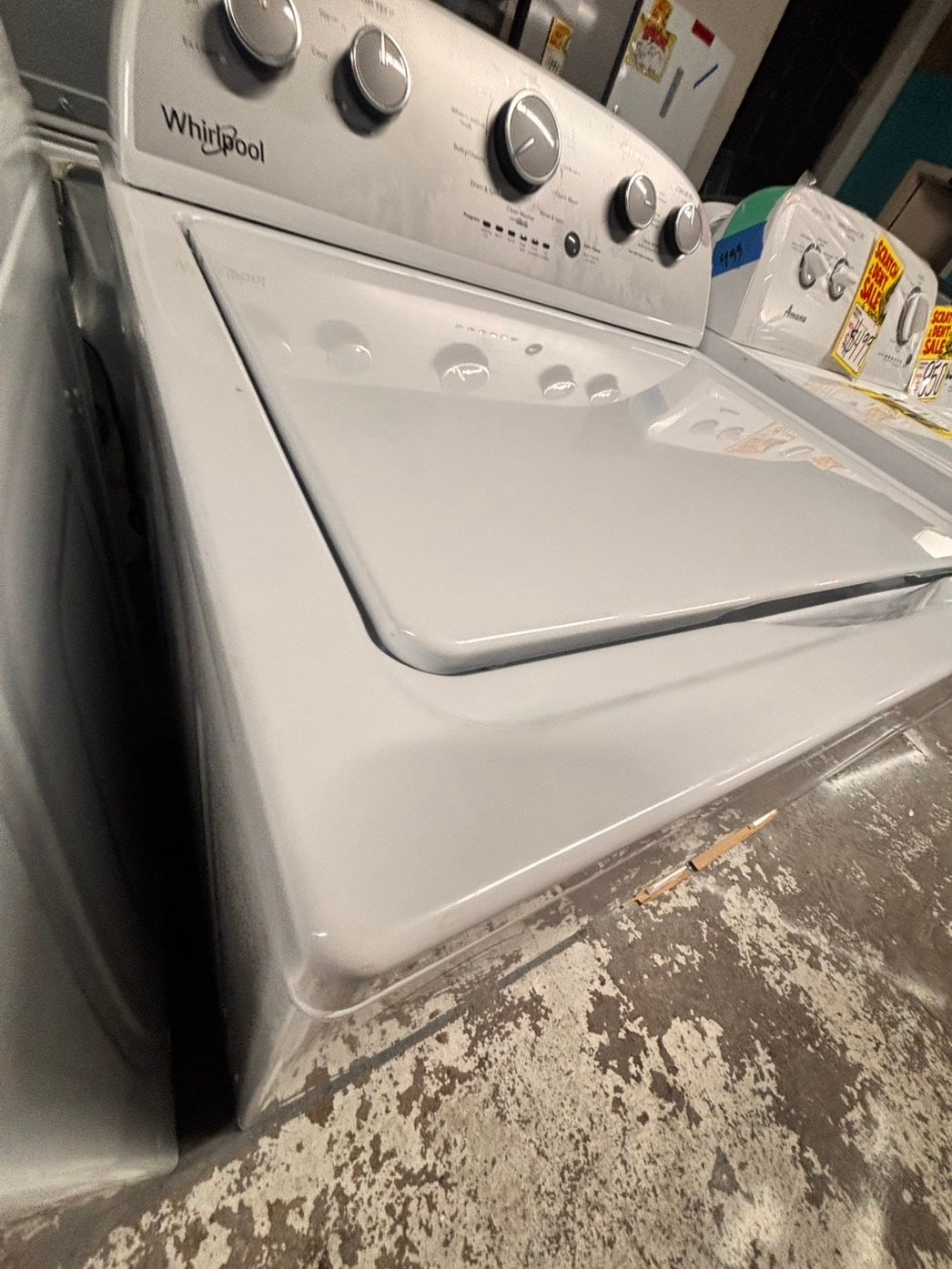 >Special price🎉 Whirlpool Top load washing machine w agitator 27" used-Refurbished #WWY33B