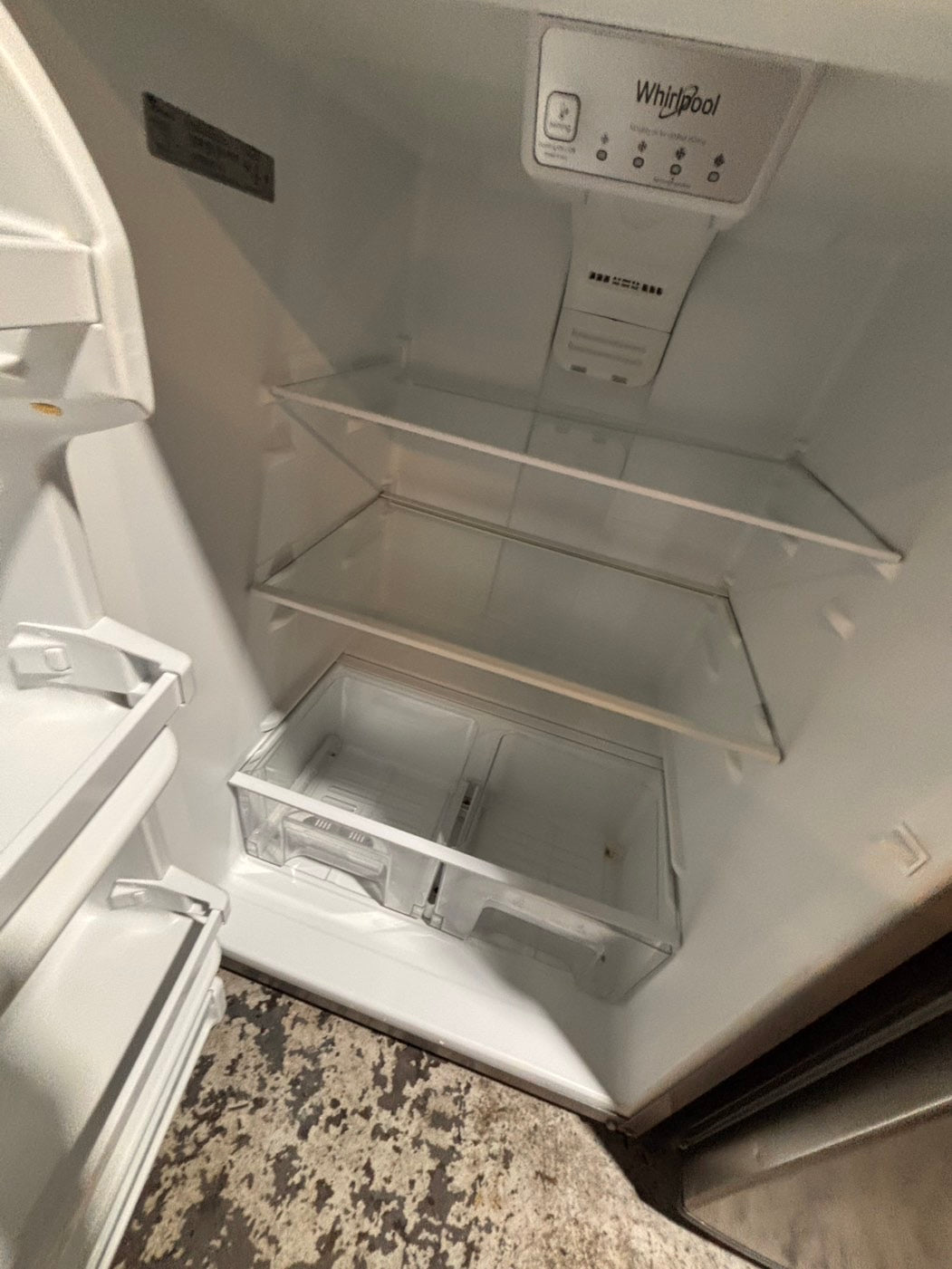 >*sale🔥Whirlpool top freezer refrigerator stainless steel used-refurbished 30" #RFQ669B
