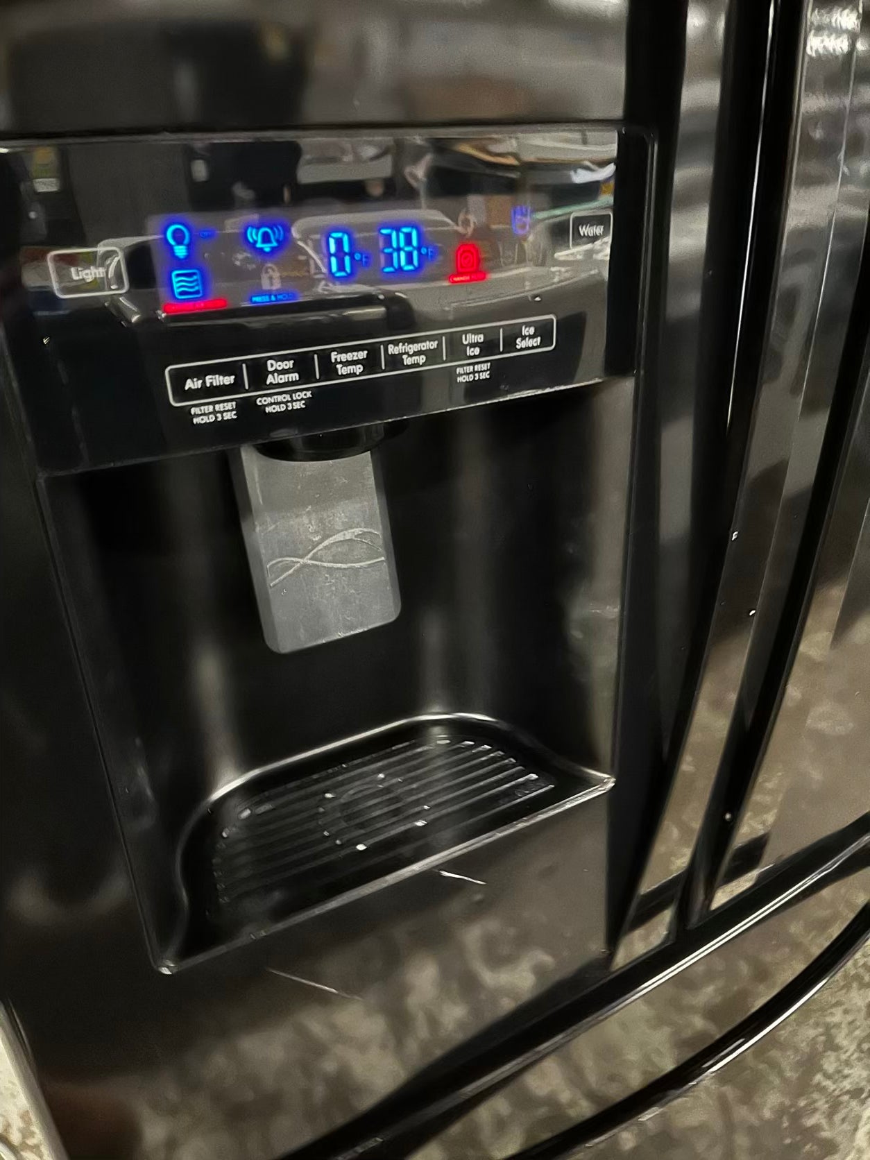 Used | Refurbished Kenmore 33” French door refrigerator w/ice & water dispenser - stock number #RF29472B