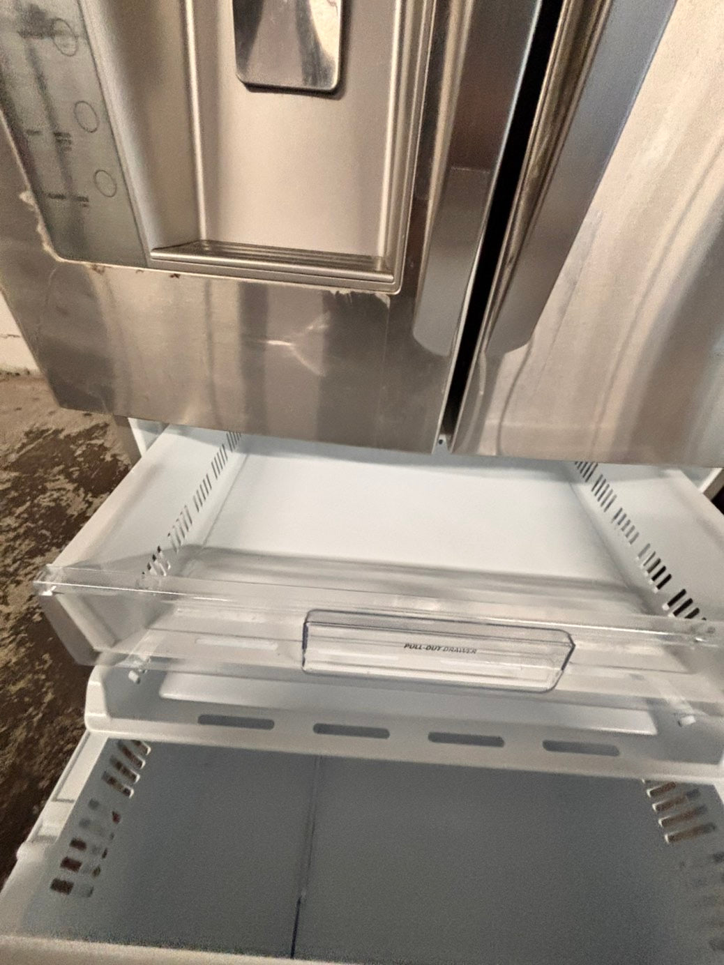 >LG  French door Refrigerator full size  stainless steel w/ ice water dispenser great condition 36" used-refurbished #KVT33ZB