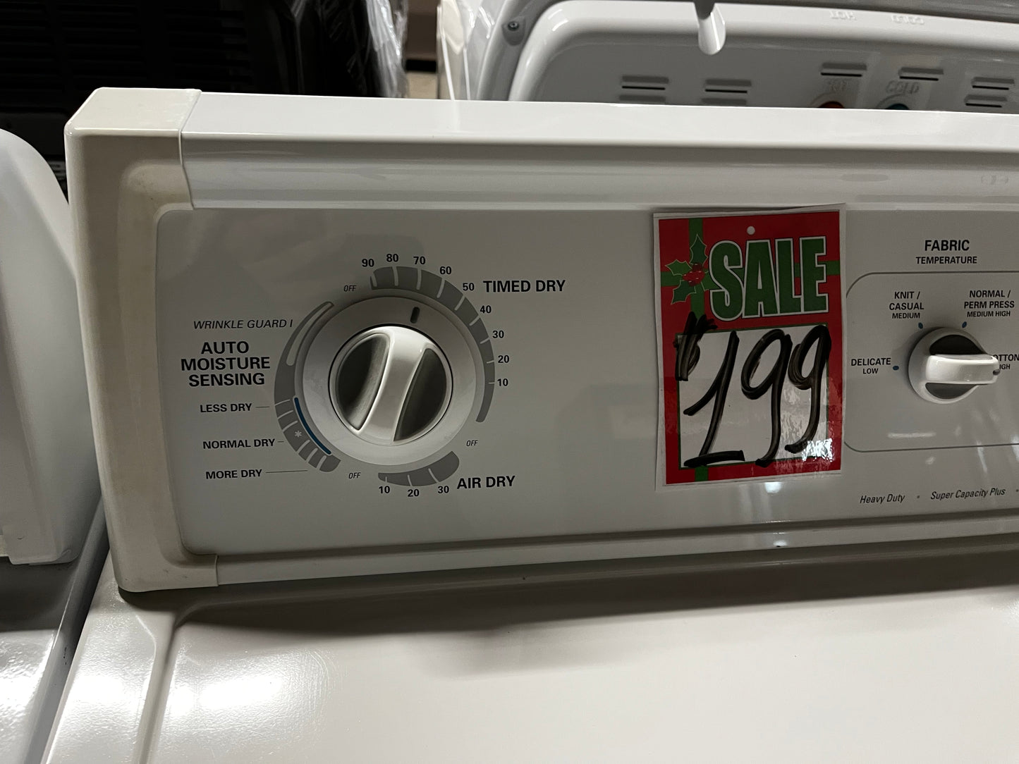 🎄Holiday Sale 🎁 Kenmore  side x side large capacity electric 220v dryer  in white 27” Refurbished #ED7971B