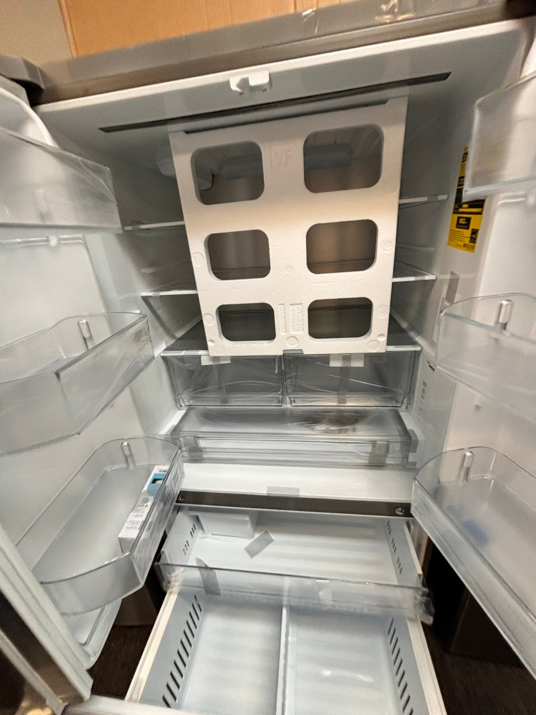 >New open box 📦 samsung 4-doors Counter Depth French Door Refrigerator 22cu.ft in Stainless Steel  #RFSGG1B 36” in