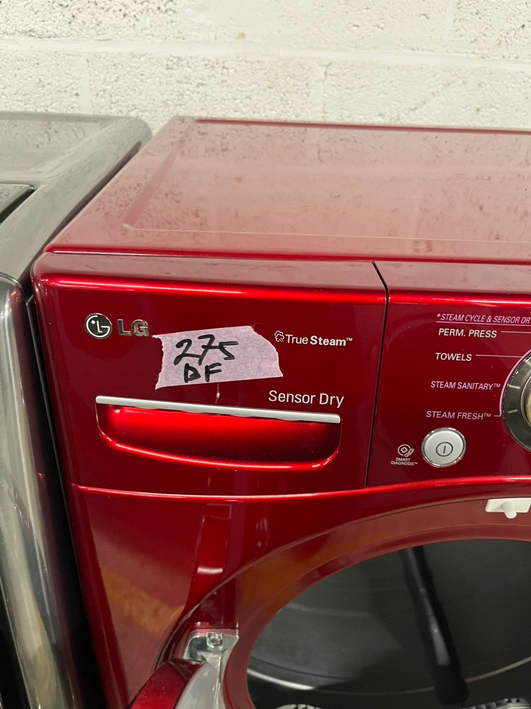 -🔥Black Friday ‼️LG Red Steam Front-Load Electric Dryer With 7.3 Cu. Ft. Capacity stackable 220v dryer  27" #EDLG51B