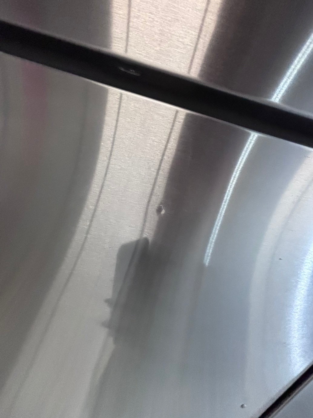 >*Whirlpool top freezer refrigerator stainless steel used-refurbished 30" #RFC769B