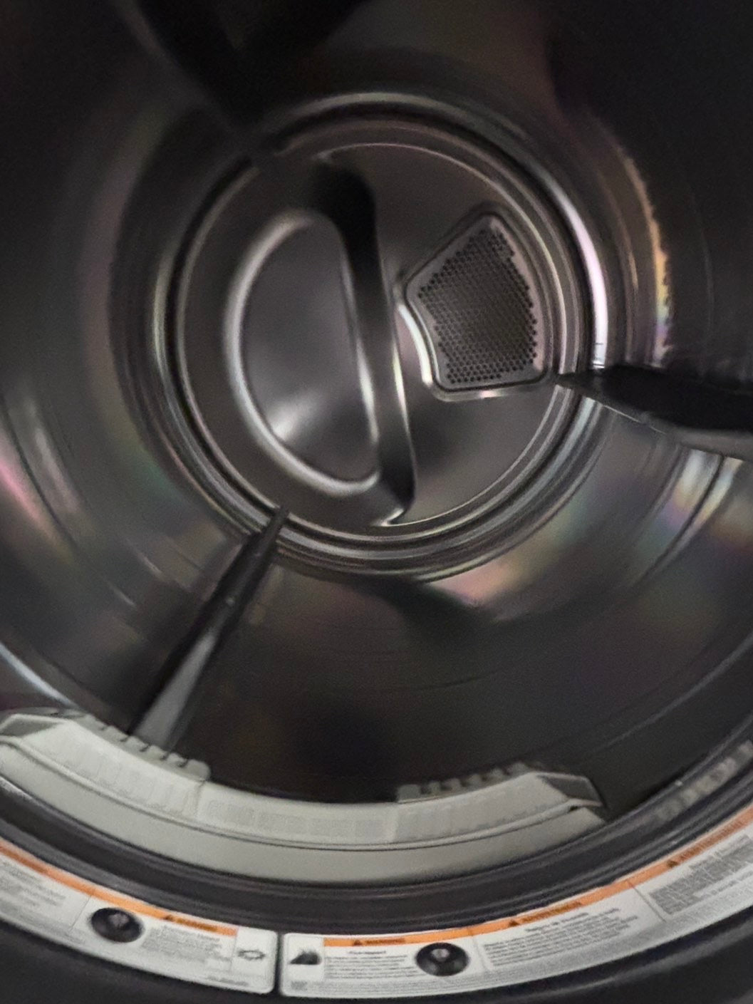 >used- refurbished LG front load washer & dryer set electric 220v large capacity with pedestals in gray stainless steel 27” #ELPV65B