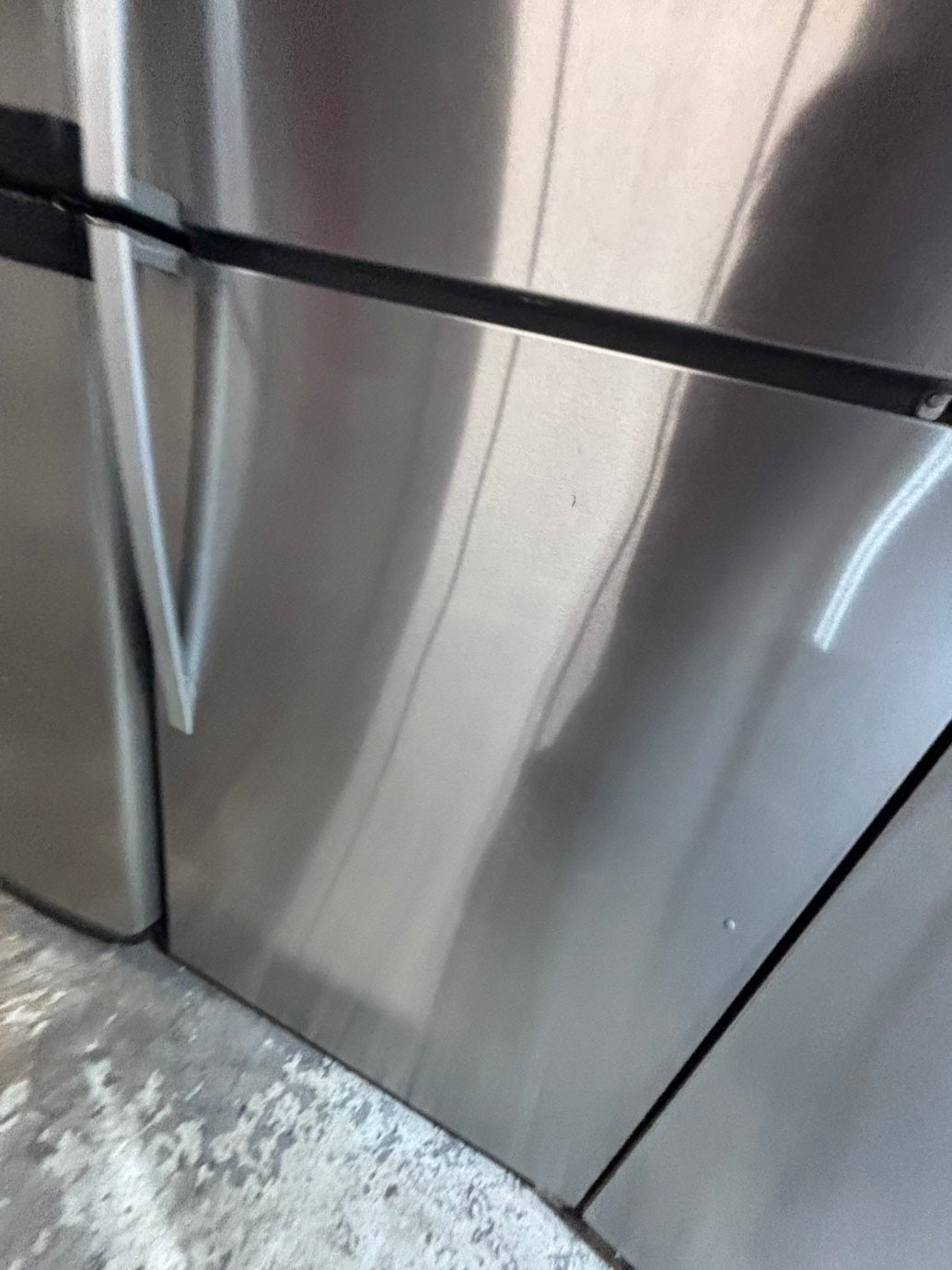 >*Whirlpool top freezer refrigerator stainless steel used-refurbished 30" #RFC769B