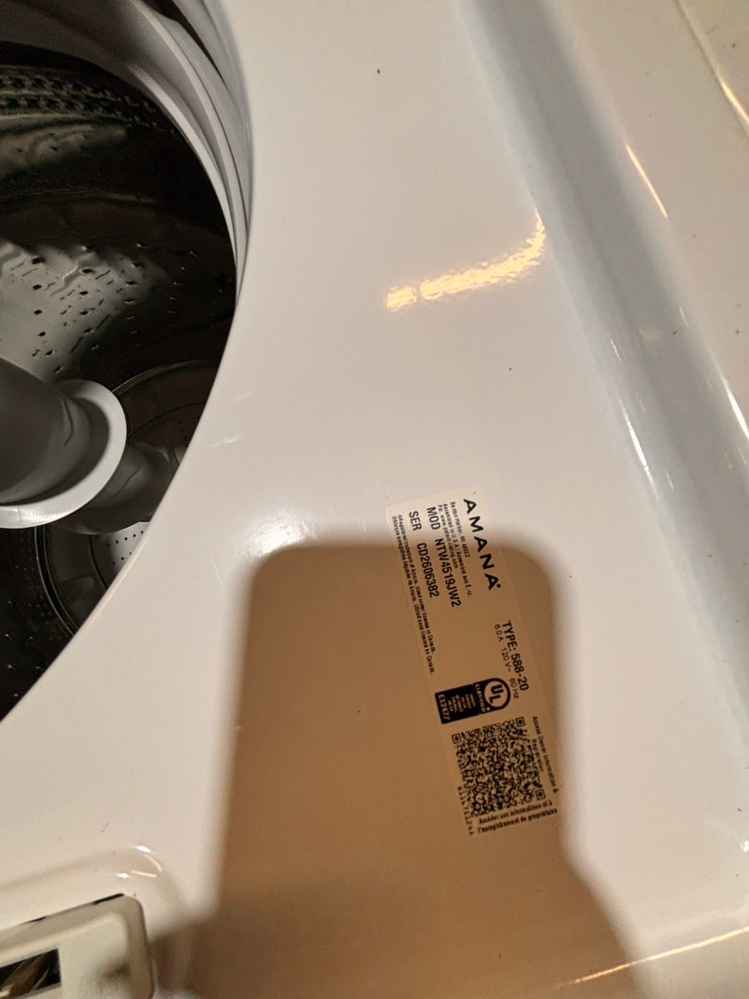 >*sale🔥Amana large capacity top load washer stainless steel drum & electric dryer 220v  set top load side by side #TAA2T1B