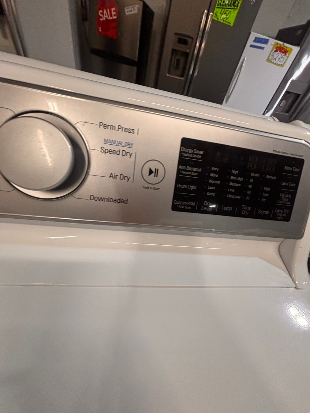 >*LG side x side extra large capacity electric 220v dryer   27” used -Refurbished #DELE65B