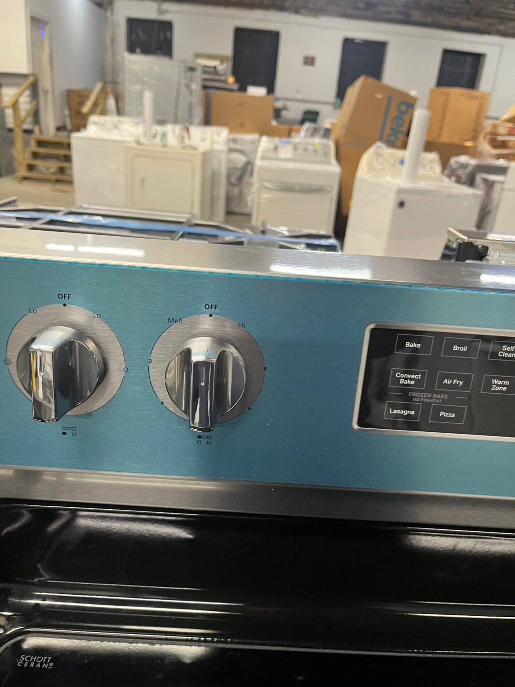 🎁open box New scratch&Dent 30 in. WFE550S0LZ Whirlpool 30" Electric Range with 5 Elements and 5 in 1 Air Fry - Fingerprint Resistant Stainless Steel 30” #WHP21B