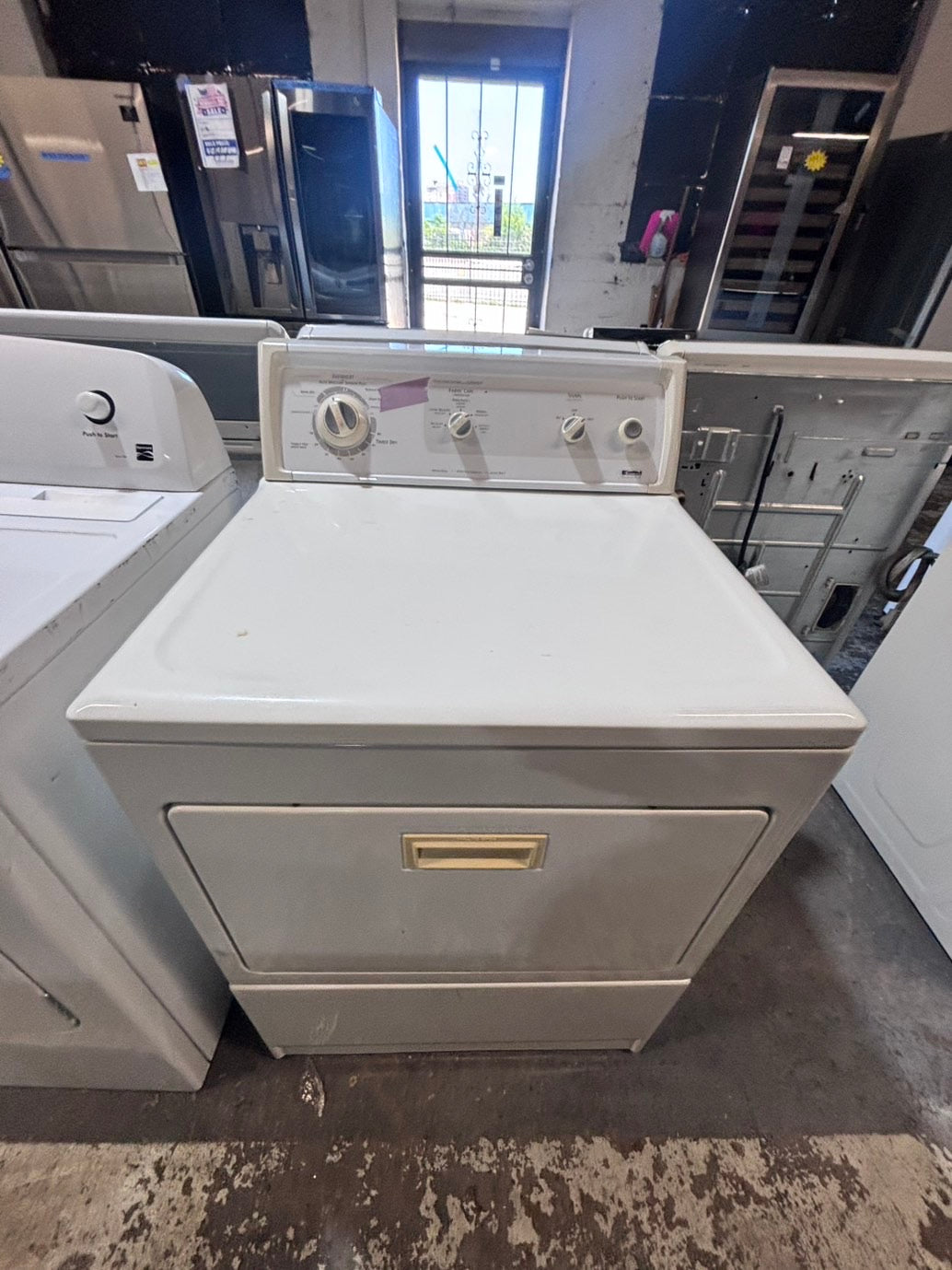 >*special🔥Kenmore 27” large capacity electric dryer 220v side by side used-refurbished #KE27G2B