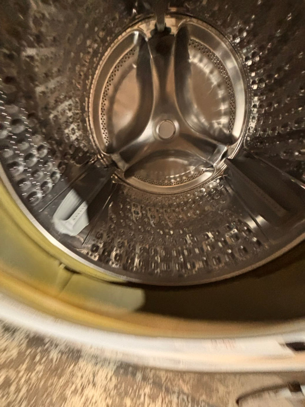 }} Samsung front load  washer large capacity& electric dryer steam set front load stackable or side by side white  27” in used-Refurbished working 💯 with warranty #SAX715ET