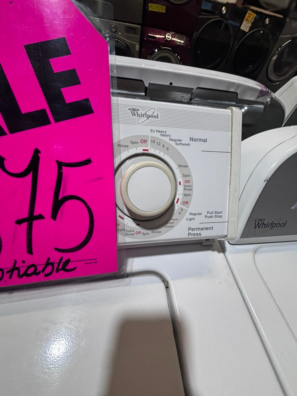 >*sale🎈whirlpool Top load washing machine w agitator 27" in good condition,used-Refurbished #TWE226B