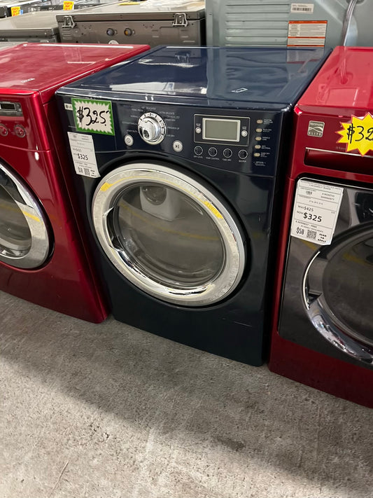 LG  front load stackable electric 220v dryer in navy blue 27" #ED401GB