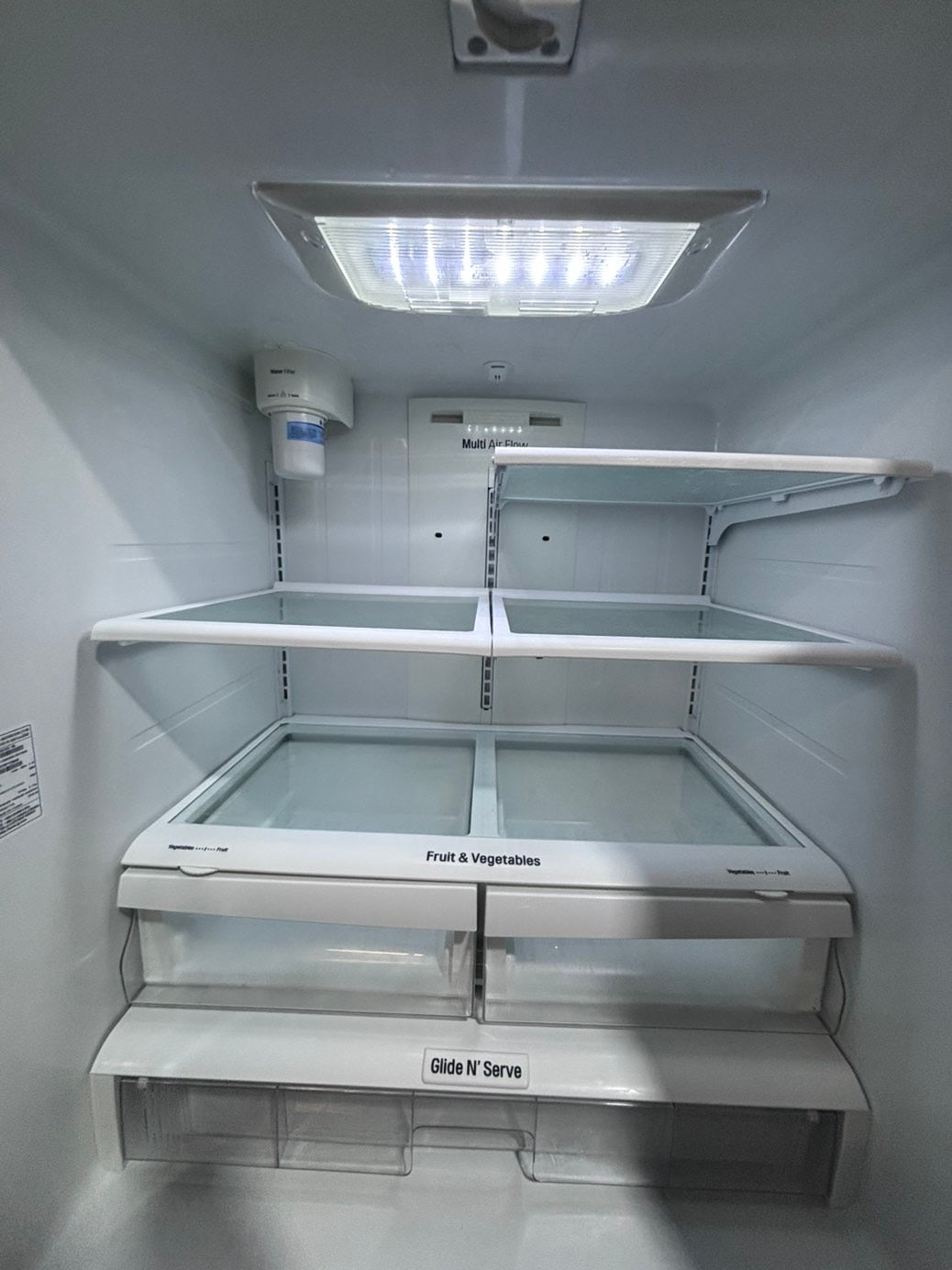 >* special 🔥used-Refurbished LG 36”w x69h x 29 depth refrigerator stainless steel w/ice & water dispenser 36 “ #LGDF74B