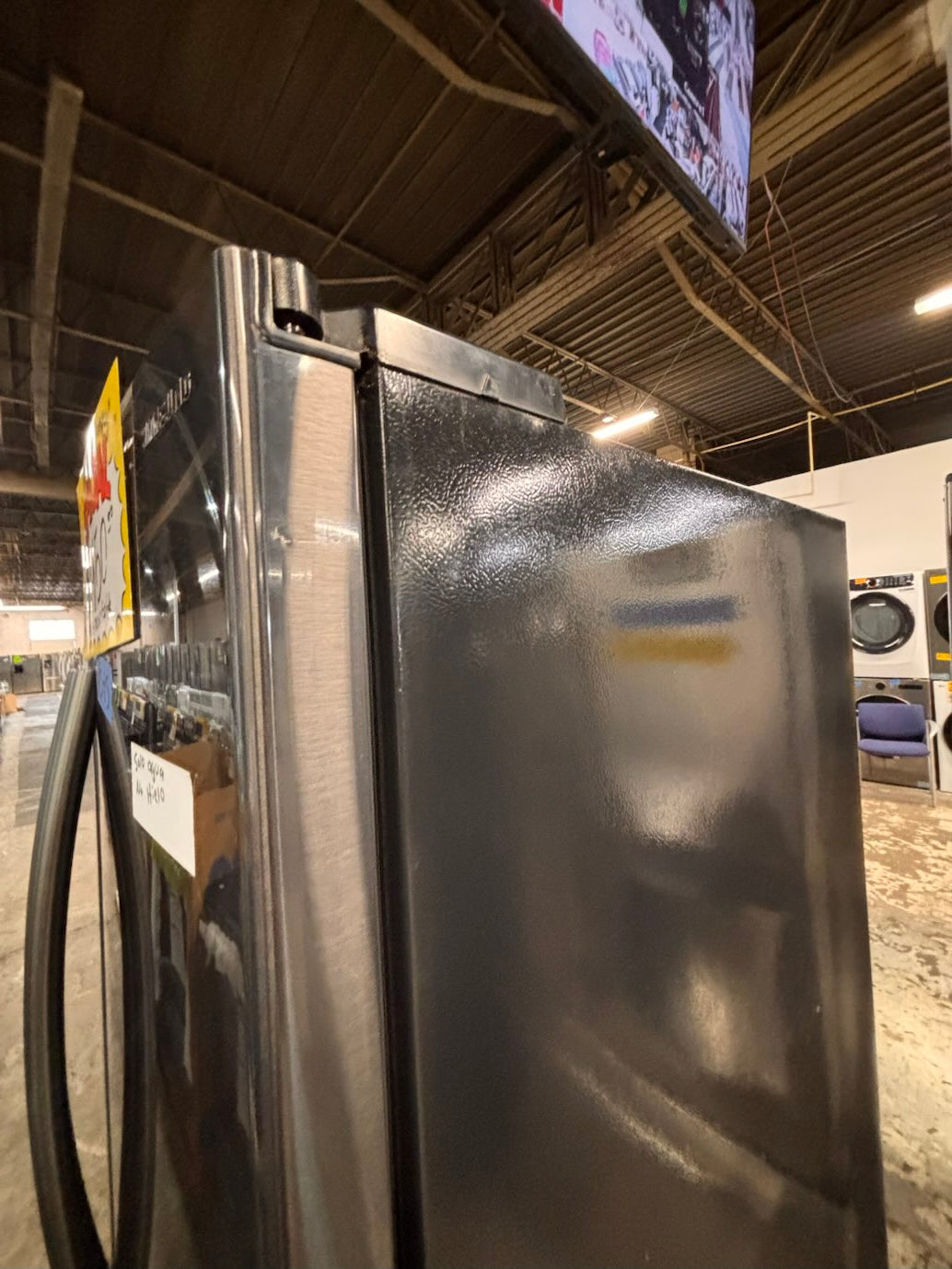 }} SALE 🔥36”Samsung French doors  fridge  stainless steel ((ice maker  doesn’t work) only water works , , doesn’t affect on the others functions. #FDSB13WB