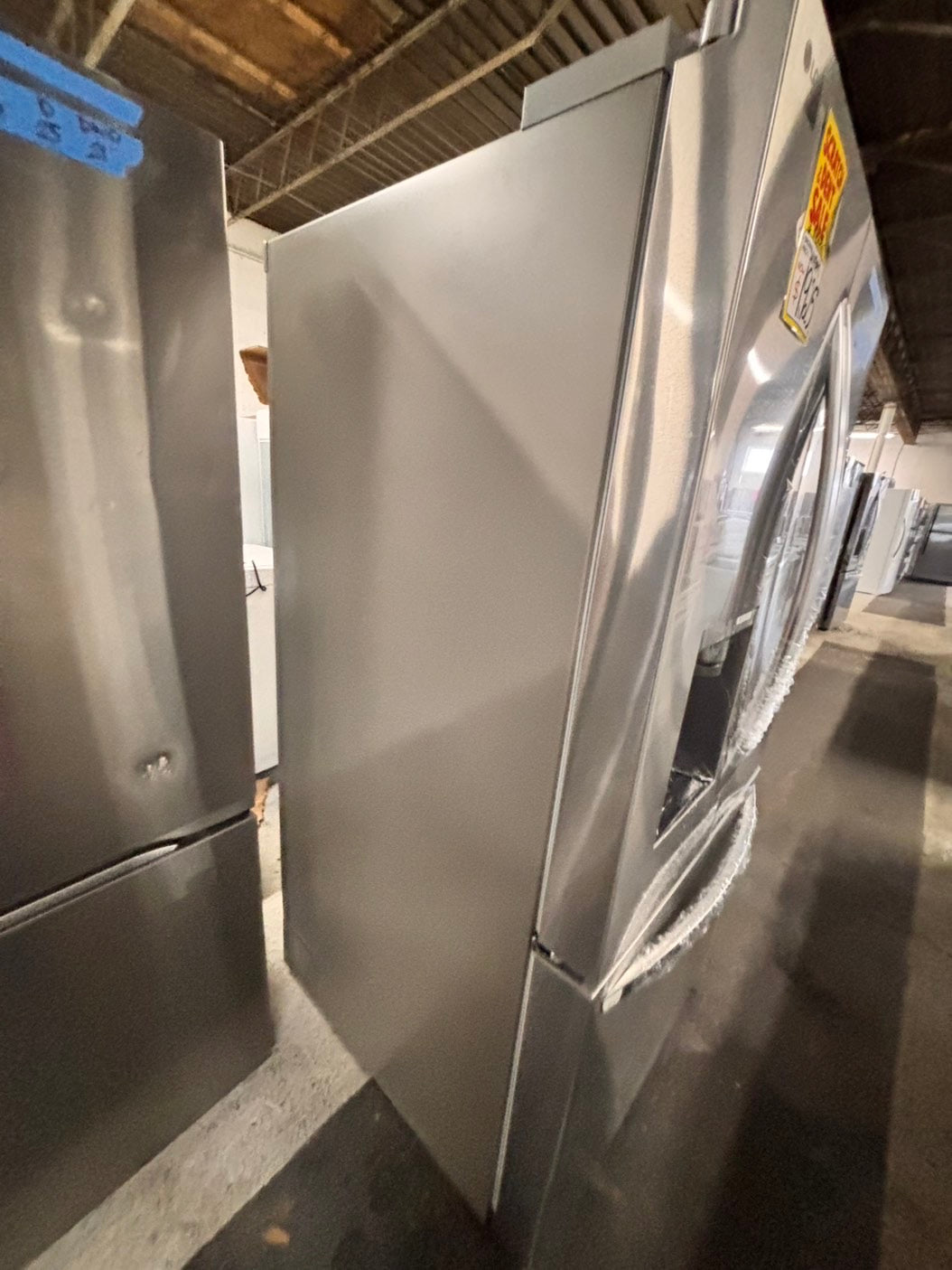 >special🎈LG New open box 📦 Refrigerator with ice maker & water dispenser - Stainless Steel #RFLG14DB