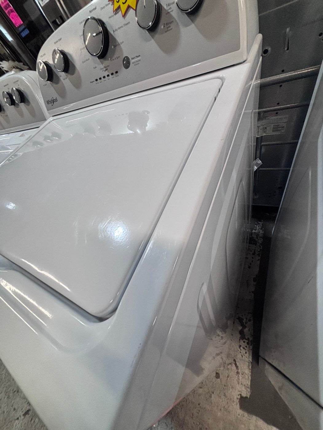 >*whirlpool Top load washing machine w agitator large capacity 27" in good condition,used-Refurbished #TWA336B