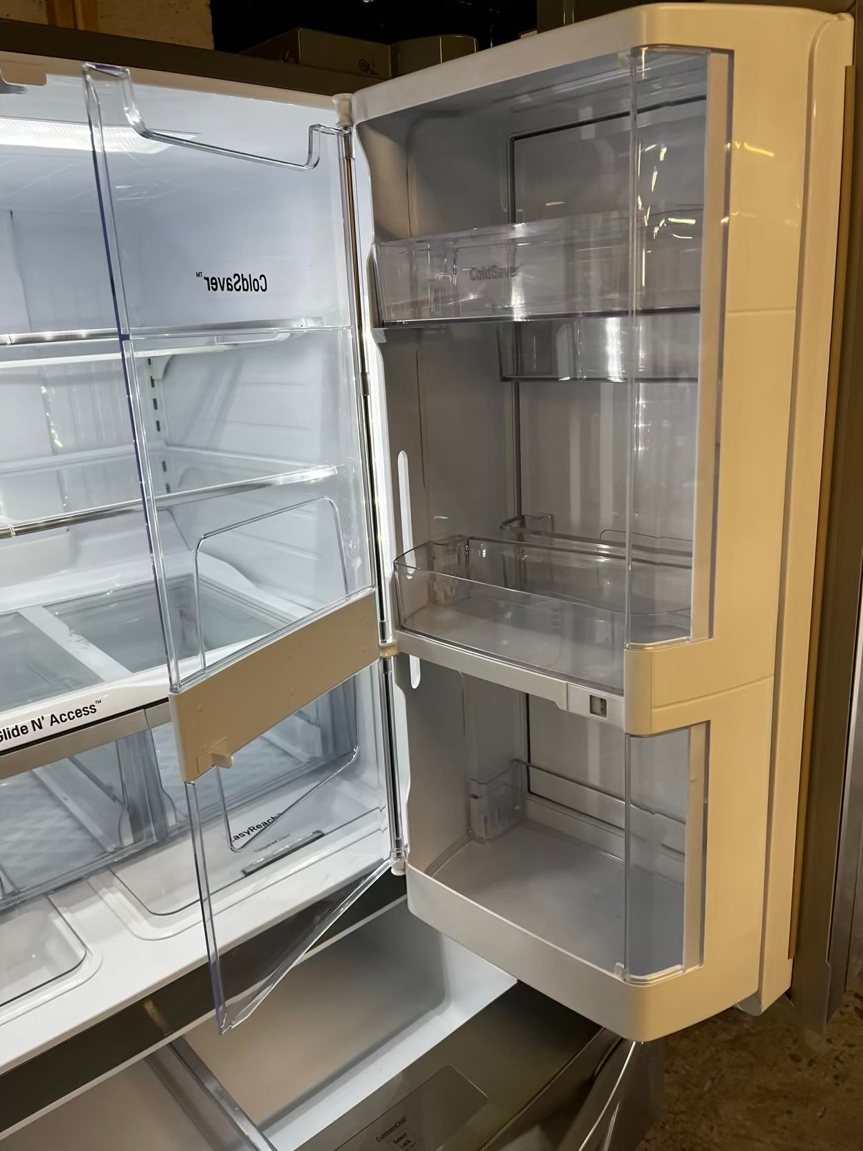 🎄Holiday Sale 🎁Used | Refurbished LG 36” French door refrigerator stainless steel *NO ice maker or water dispenser r- stock number #RF222941B